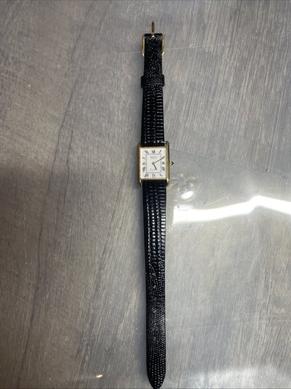Ladies Seiko Exceline Tank Watch 8420-5540 JAPAN TESTED! New Battery - Picture 6 of 16